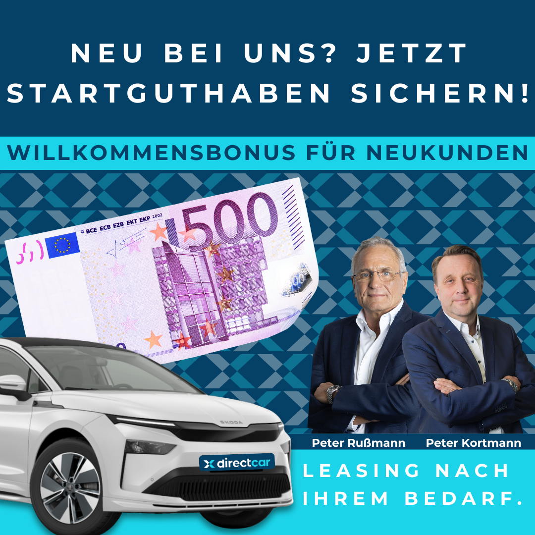 Willkommensbonus 500 € – directcar