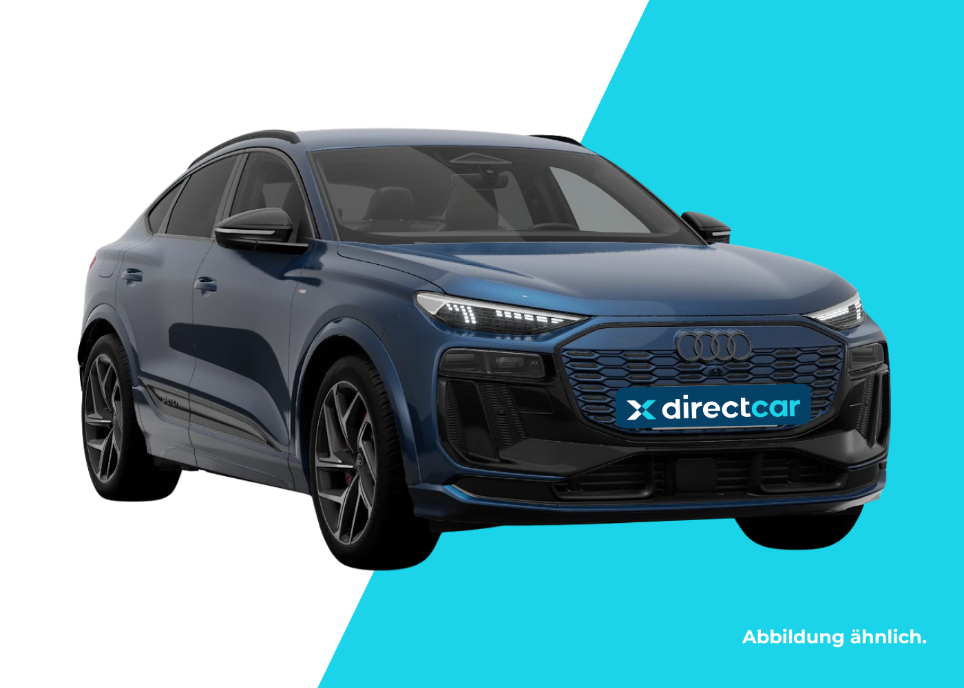 Audi Q6 Sportback edition one blue e-tron performance